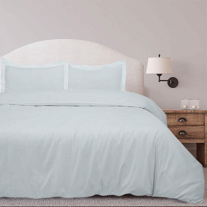 3-Piece Set: Royal Linens Double Brushed Full Duvet Covers With Zipper Closure - A-1 Thread Vault