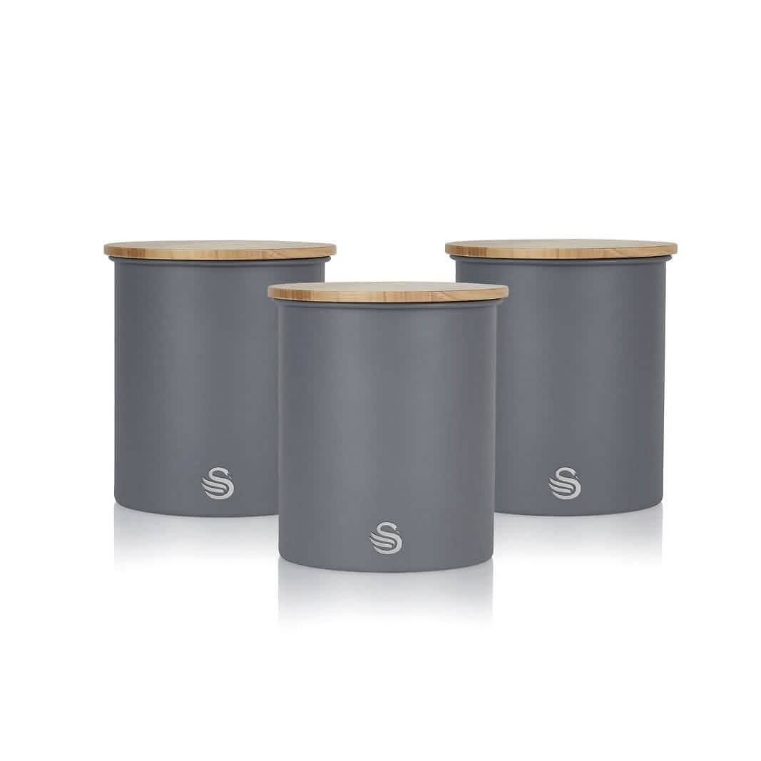 3-Piece Set: Swan Nordic Canisters - A-1 Thread Vault