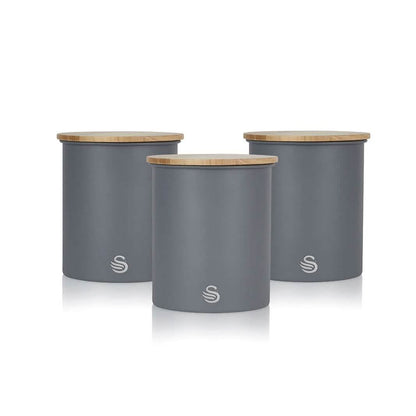 3-Piece Set: Swan Nordic Canisters - A-1 Thread Vault