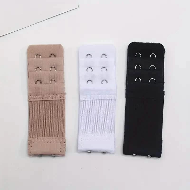 3-Pieces: Adjustable 2-Hook Bra Strap Extenders - A-1 Thread Vault