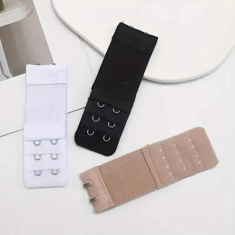 3-Pieces: Adjustable 2-Hook Bra Strap Extenders - A-1 Thread Vault