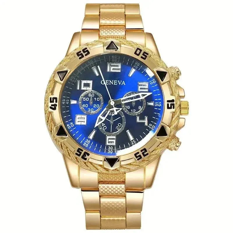 3-Pieces: Fashionable Men's Quartz Watch Set - A-1 Thread Vault