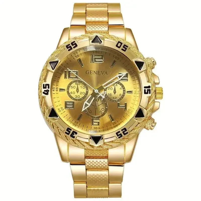 3-Pieces: Fashionable Men's Quartz Watch Set - A-1 Thread Vault