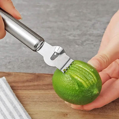 3-Pieces: Lemon Grater Stainless Steel Peeler - A-1 Thread Vault