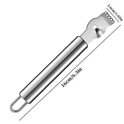 3-Pieces: Lemon Grater Stainless Steel Peeler - A-1 Thread Vault