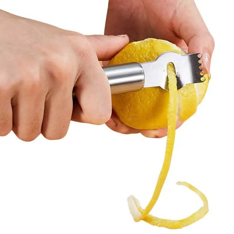 3-Pieces: Lemon Grater Stainless Steel Peeler - A-1 Thread Vault