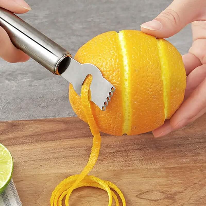 3-Pieces: Lemon Grater Stainless Steel Peeler - A-1 Thread Vault