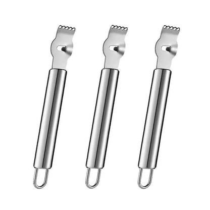3-Pieces: Lemon Grater Stainless Steel Peeler - A-1 Thread Vault