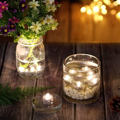 3-Pieces: Submersible LED Tea Lights Waterproof Candle Lights - A-1 Thread Vault