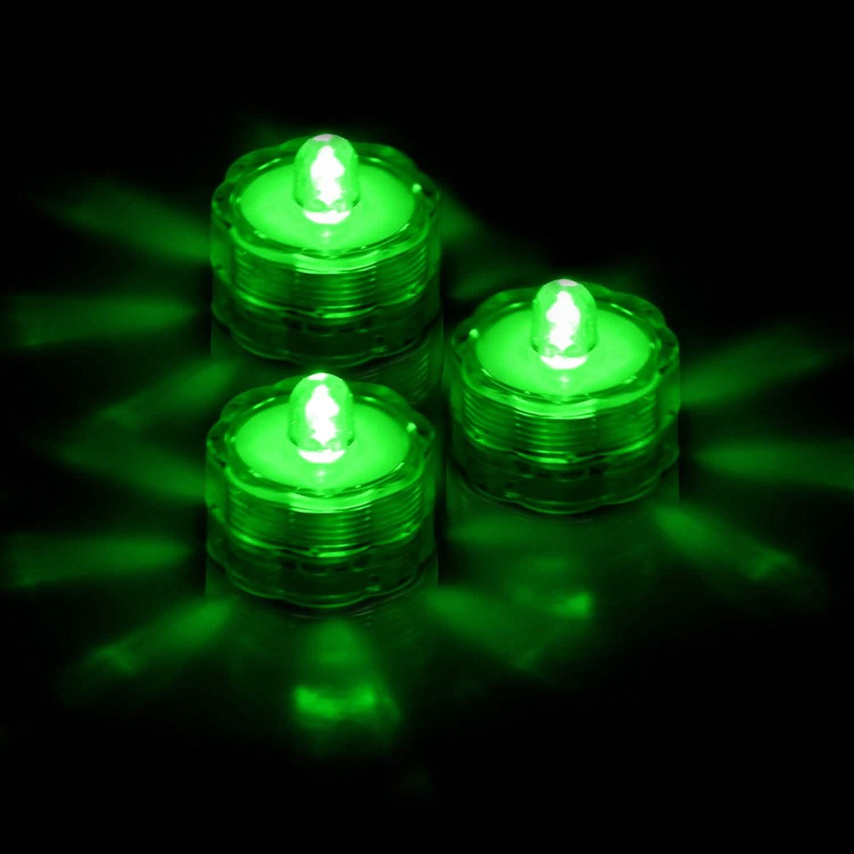 3-Pieces: Submersible LED Tea Lights Waterproof Candle Lights - A-1 Thread Vault