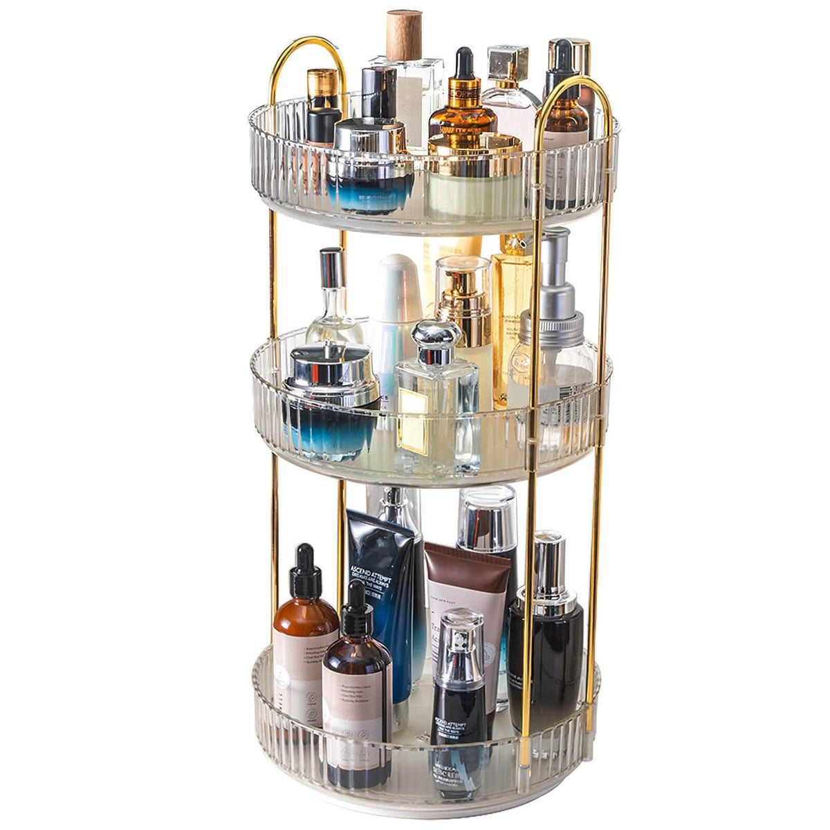 3-Tier 360¬∞ Spinning Rotating Makeup Organizer - A-1 Thread Vault
