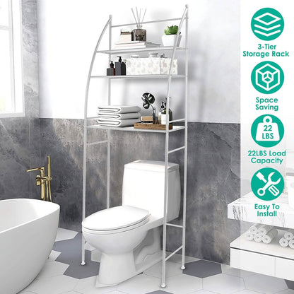 3-Tier Bathroom Over the Toilet Storage Shelf - A-1 Thread Vault