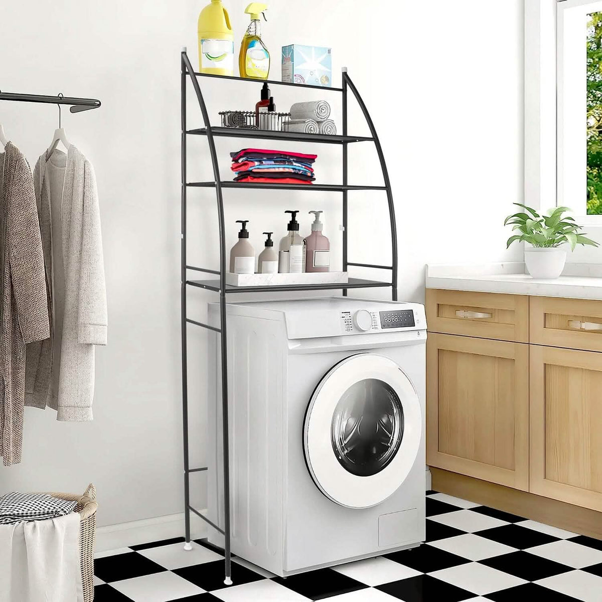 3-Tier Bathroom Over the Toilet Storage Shelf - A-1 Thread Vault