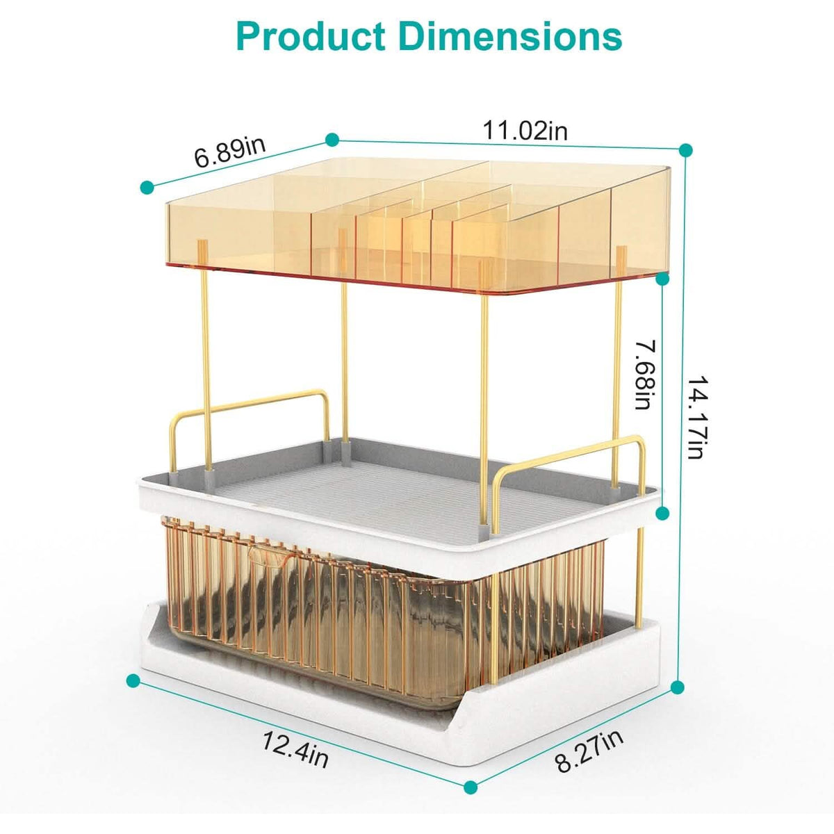 3-Tier Make Up Organizer - A-1 Thread Vault