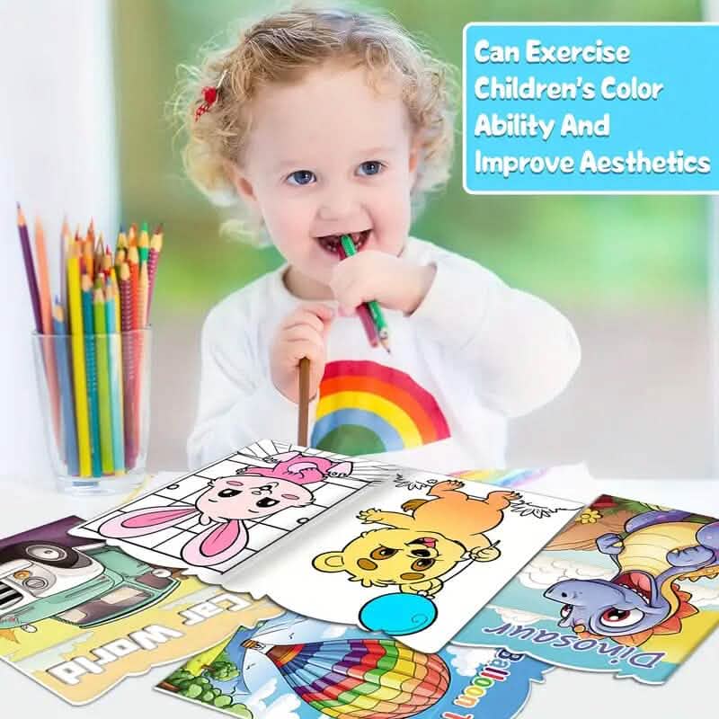 30-Pack: Children's Mini Coloring Book Set - A-1 Thread Vault