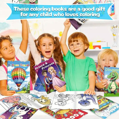 30-Pack: Children's Mini Coloring Book Set - A-1 Thread Vault