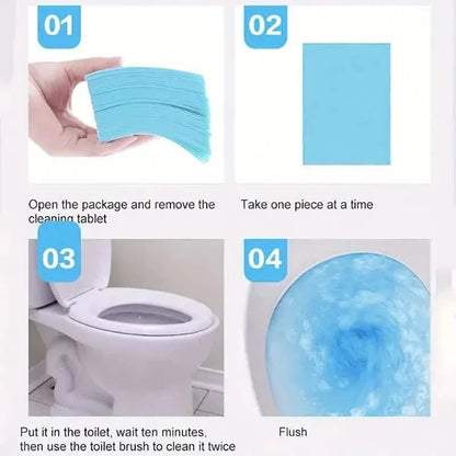 30-Pieces: Blue Jasmine Scented Floor & Toilet Cleaning Tablets - A-1 Thread Vault