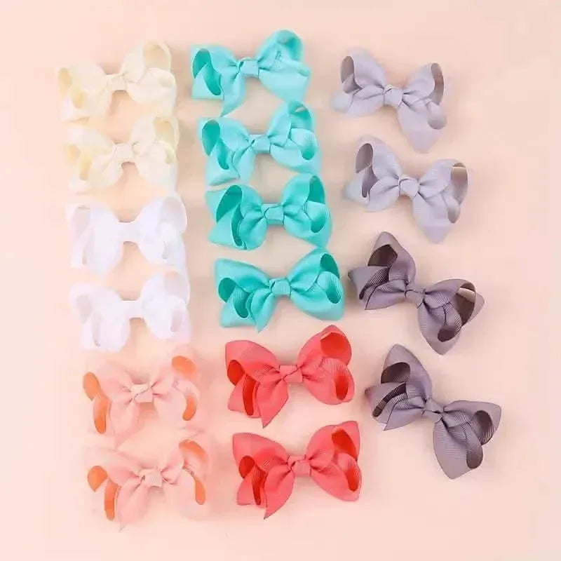 30-Pieces: Butterfly Bow Hair Clip - A-1 Thread Vault