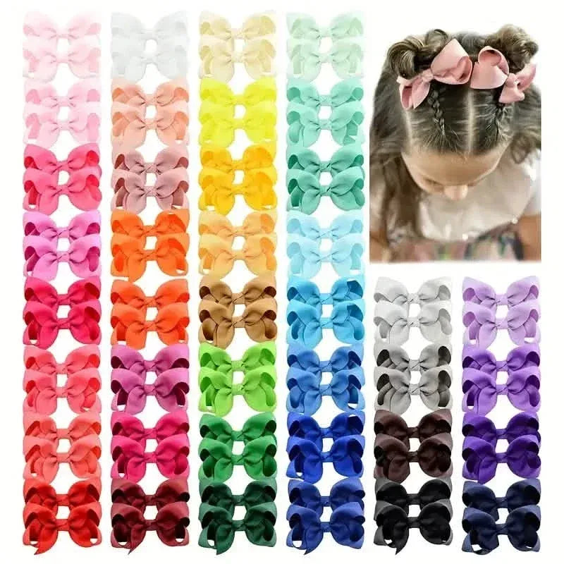 30-Pieces: Butterfly Bow Hair Clip - A-1 Thread Vault