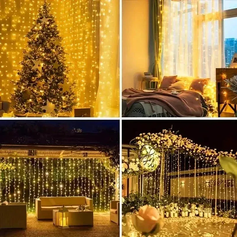 300 LED Curtain Fairy Lights - A-1 Thread Vault