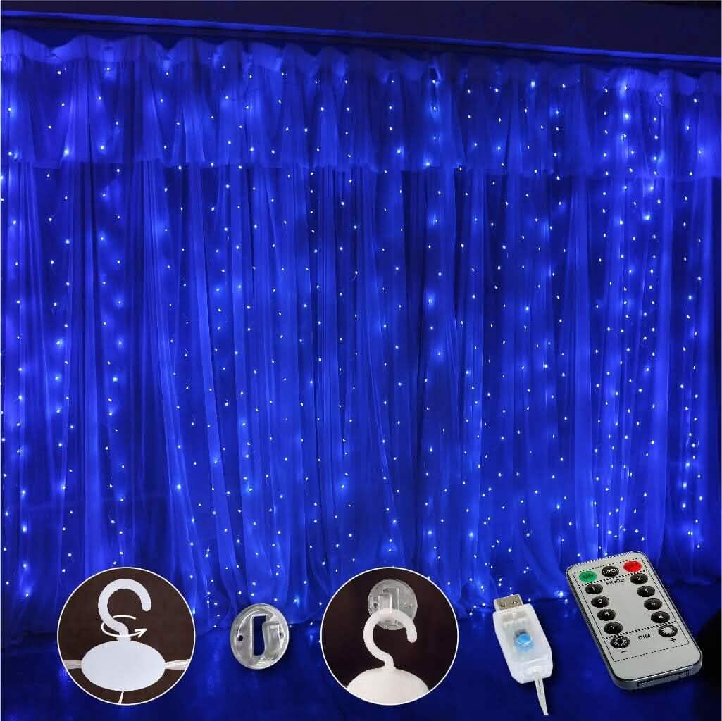 300 LED Curtain Fairy Lights - A-1 Thread Vault