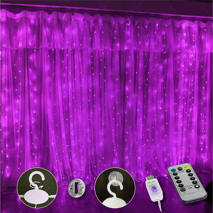 300 LED Curtain Fairy Lights - A-1 Thread Vault