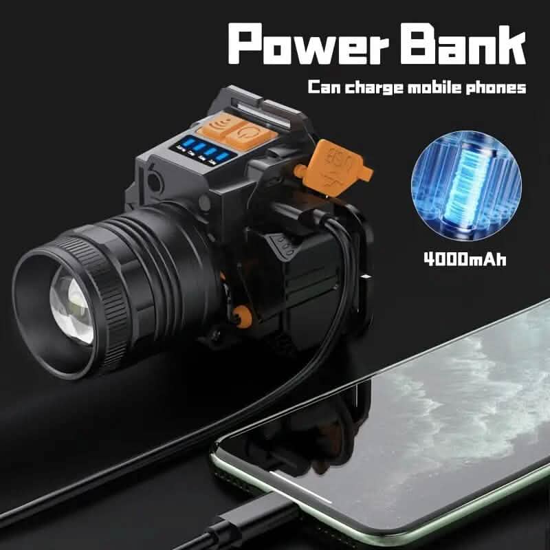 3000 Lumen LED Super Bright Headlamp - A-1 Thread Vault