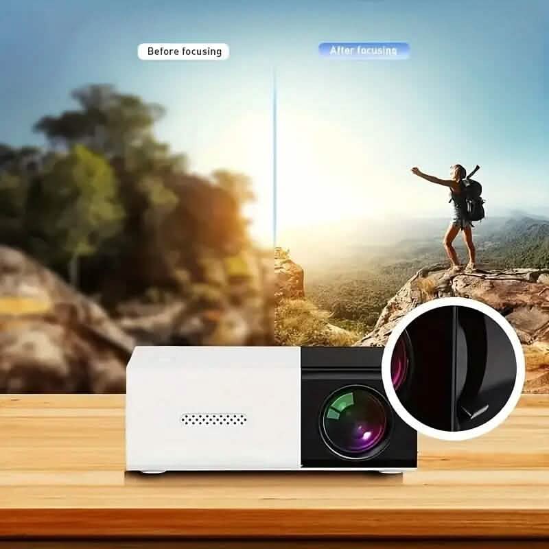 3000+ Lumens HD Mini Projector with Remote - A-1 Thread Vault