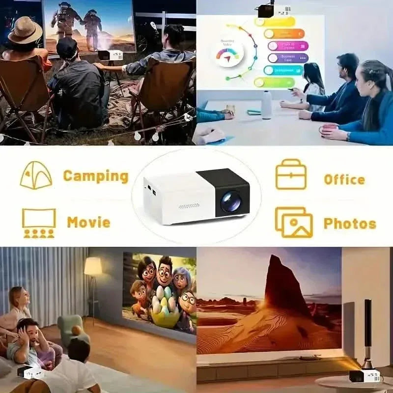 3000+ Lumens VividView Mini HD Projector - A-1 Thread Vault