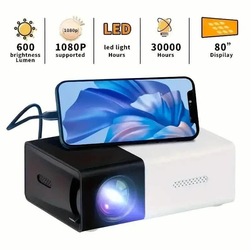 3000+ Lumens VividView Mini HD Projector - A-1 Thread Vault