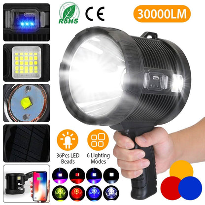 3000LM Rechargeable LED Flashlight - A-1 Thread Vault