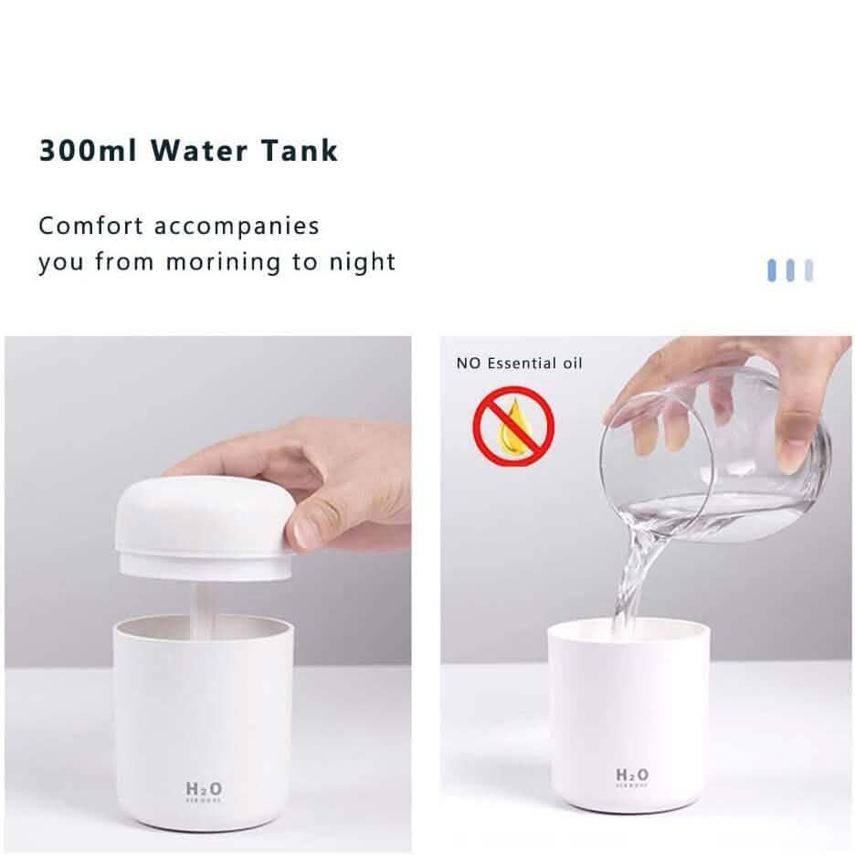 300ml Mini Portable Humidifier Ultra Quiet Aromatherapy Essential Oil - A-1 Thread Vault