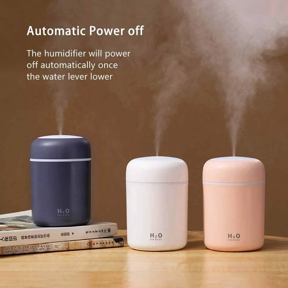 300ml Mini Portable Humidifier Ultra Quiet Aromatherapy Essential Oil - A-1 Thread Vault