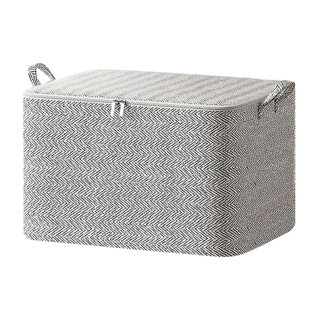 30L Foldable Fabric Clothes Storage Organizer Bag with Reinforced Handle - A-1 Thread Vault