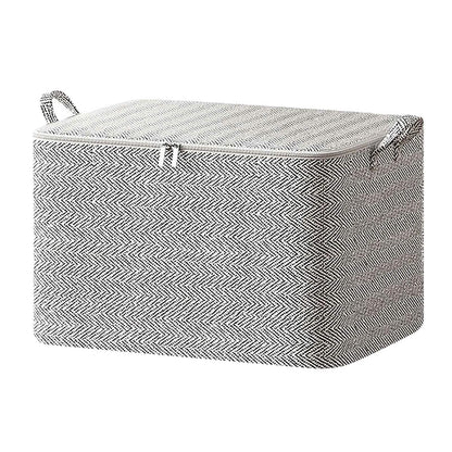 30L Foldable Fabric Clothes Storage Organizer Bag with Reinforced Handle - A-1 Thread Vault