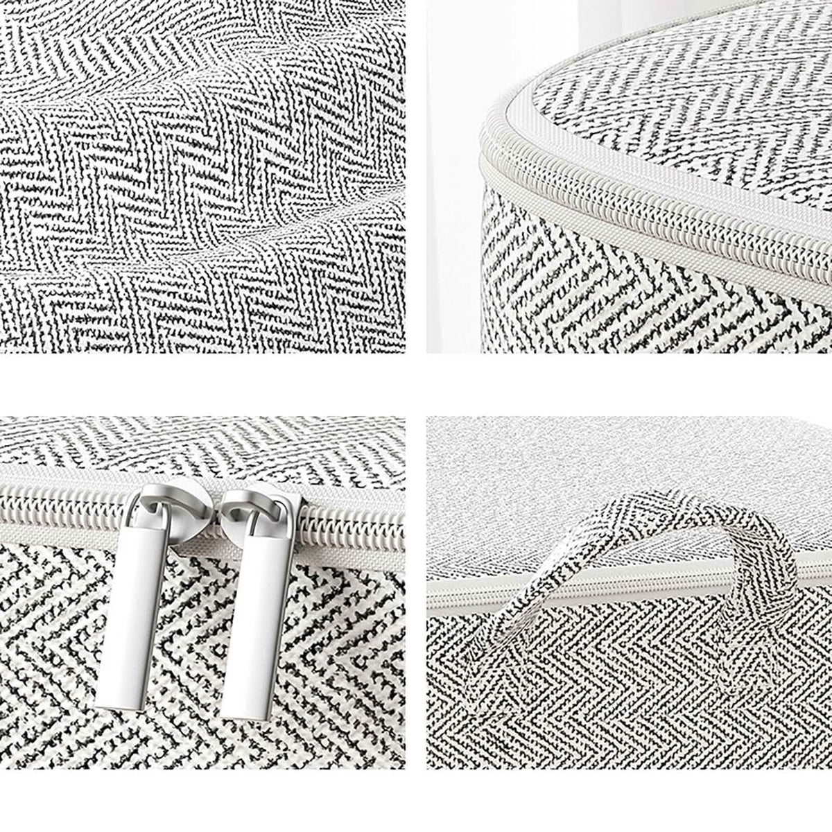 30L Foldable Fabric Clothes Storage Organizer Bag with Reinforced Handle - A-1 Thread Vault