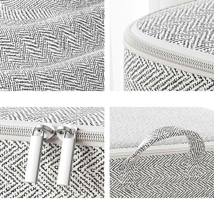 30L Foldable Fabric Clothes Storage Organizer Bag with Reinforced Handle - A-1 Thread Vault