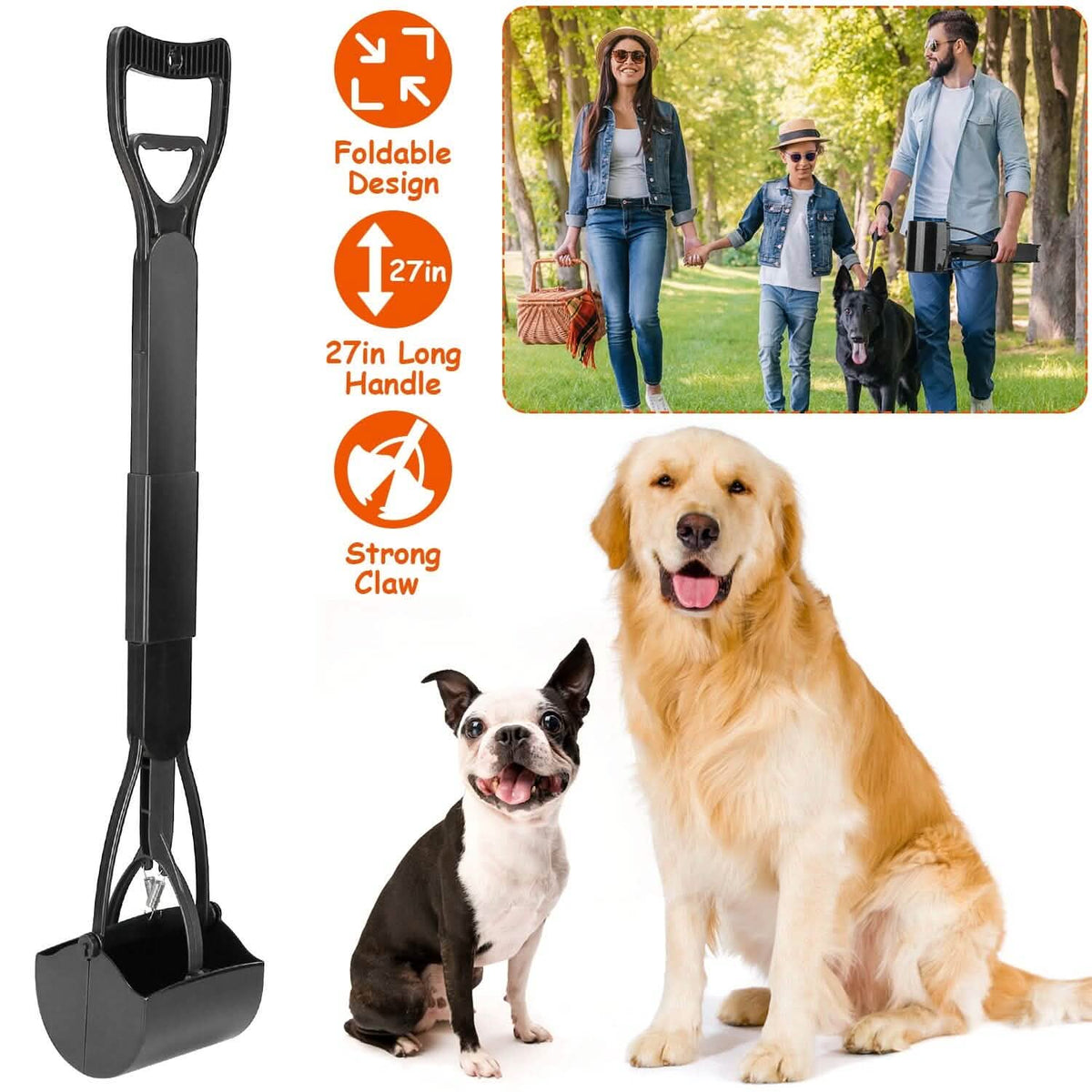 31.5-Inch Pet Pooper Scooper - A-1 Thread Vault