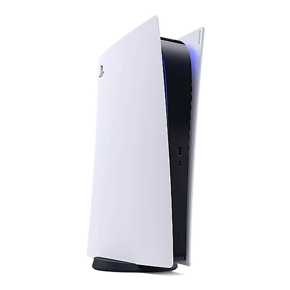 PS5 - Sony PlayStation 5 Digital Edition Gaming Console + Wireless Controller - 16GB GDDR6 RAM, 825GB SSD, 120Hz 8K Output, White (Used - Like New) - A-1 Thread Vault