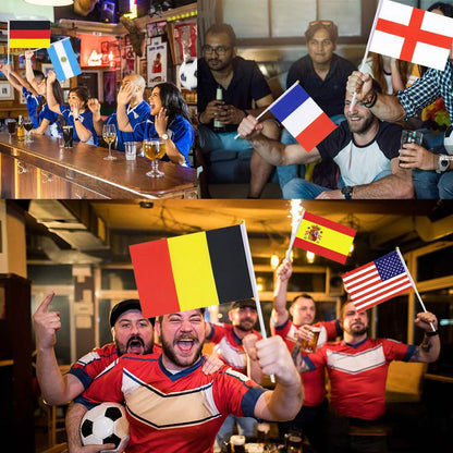 32-Pieces: World Cup 2022 Participating National Teams Flags - A-1 Thread Vault