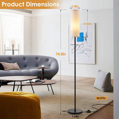 3200K Warm Yellow Light Modern Standing Lamp with Foot Switch 6W Bulb - A-1 Thread Vault