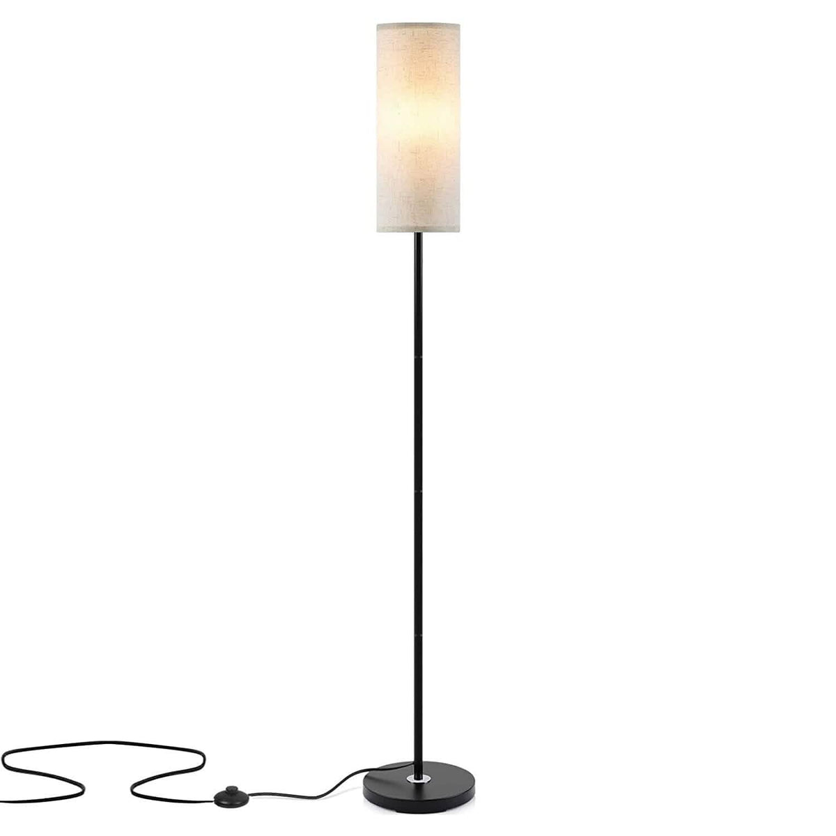 3200K Warm Yellow Light Modern Standing Lamp with Foot Switch 6W Bulb - A-1 Thread Vault