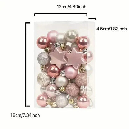 33-Pieces: Christmas Glitter Star Tree Topper - A-1 Thread Vault