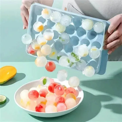 33 Round Shape Ice Cube Maker Tray - A-1 Thread Vault