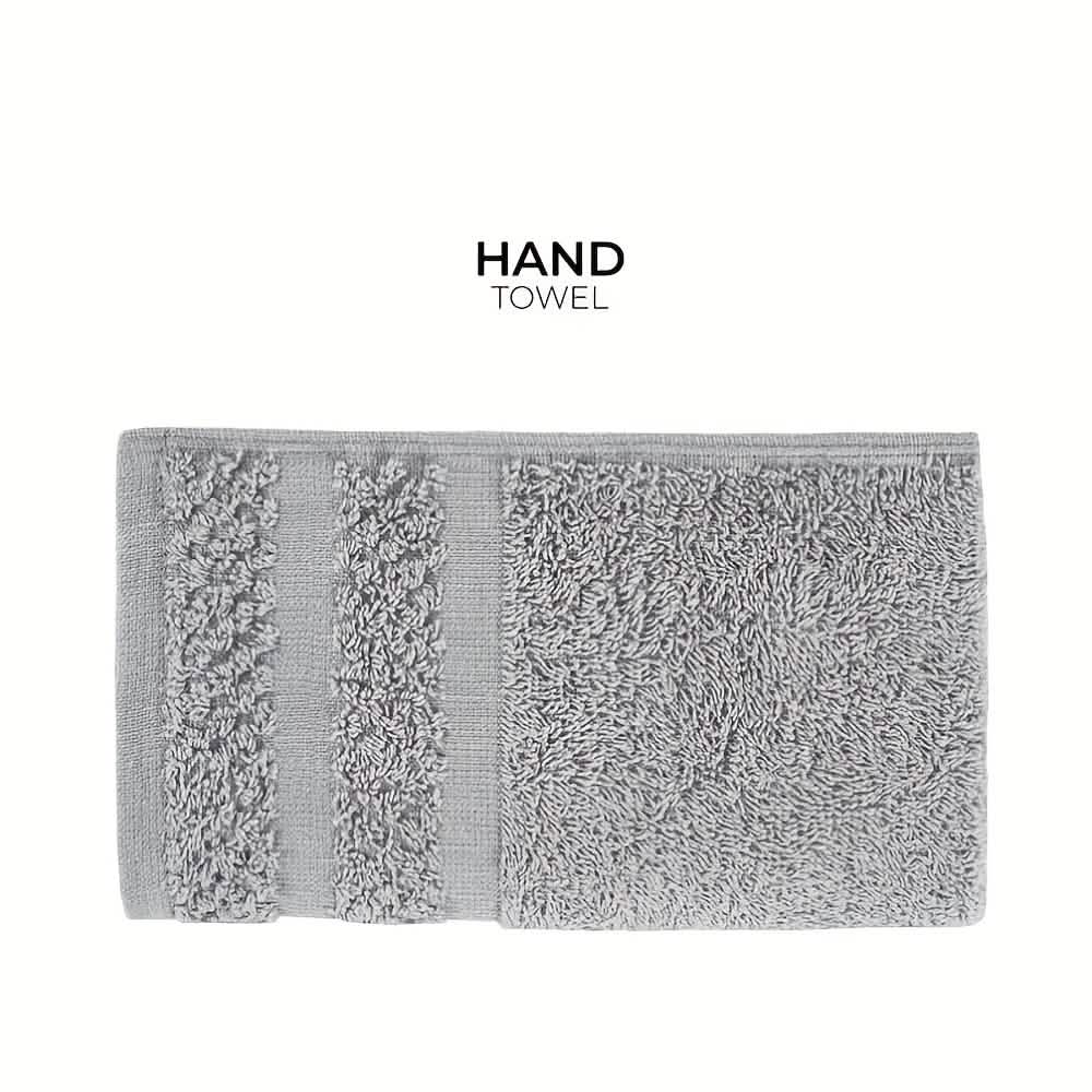 Gray Cotton Bath Towel Set (10–32 pcs) - A-1 Thread Vault