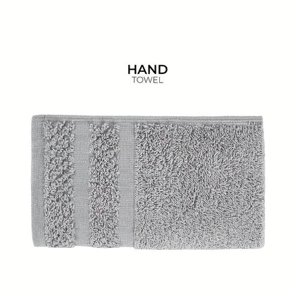 Gray Cotton Bath Towel Set (10–32 pcs) - A-1 Thread Vault