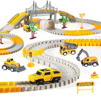 340-Piece: Construction Race Track Toy Set - A-1 Thread Vault