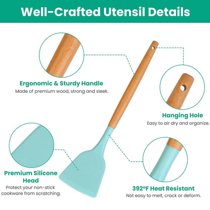 35-Pieces: Kitchen Cooking Utensils Set - A-1 Thread Vault