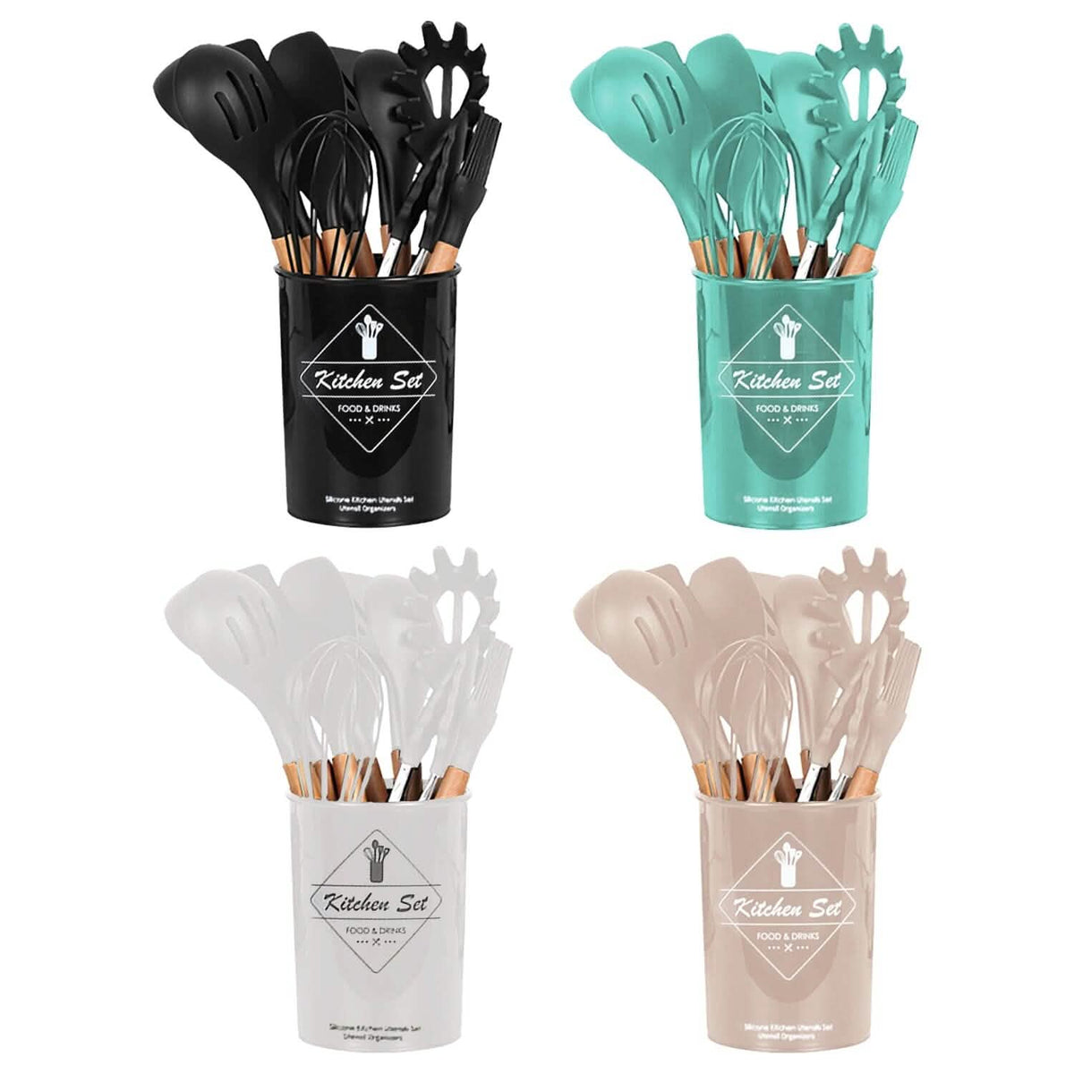 35-Pieces: Kitchen Cooking Utensils Set - A-1 Thread Vault
