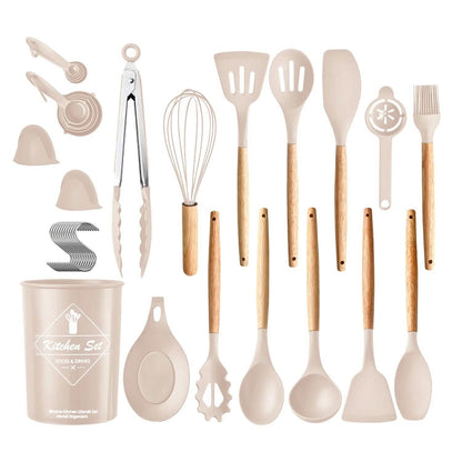 35-Pieces: Kitchen Cooking Utensils Set - A-1 Thread Vault